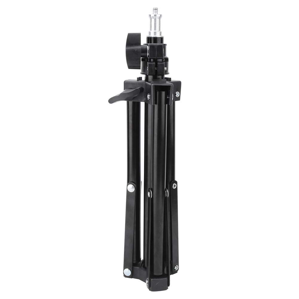 Keenso Fonrest LED Anello Luminoso con treppiede Estensibile Asta per Selfie, Lampada anulare dimmerabile da Terra/Tavolo da 6 Pollici per Fotografia Selfie Studio dal Vivo Trucco Streaming Live