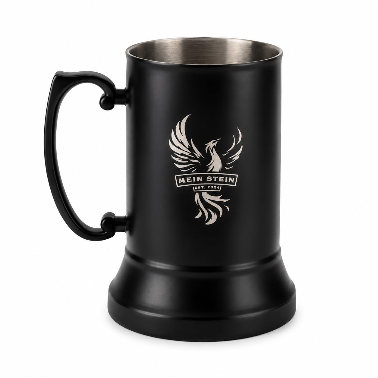 Amazon.com | Classic Stainless Steel 20 oz Double Wall Beer Stein