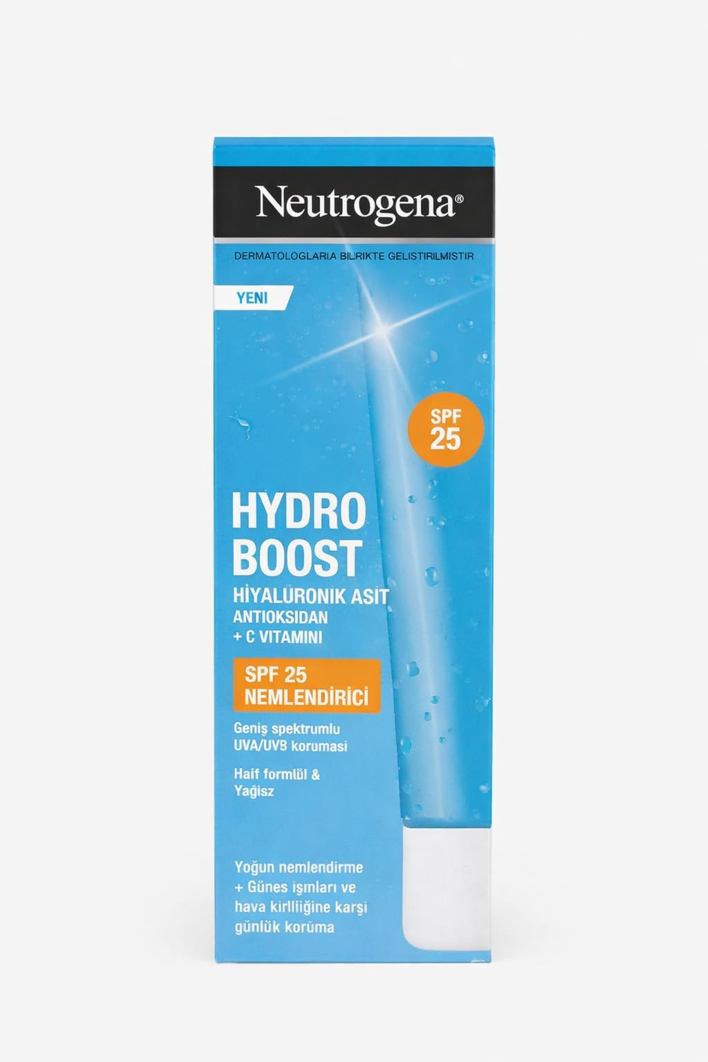Neutrogena Hydro Boost Hiyalüronik Asit Antioksidan +C vitamini Spf 25 Nemlendirici