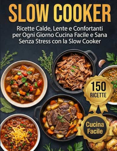 Slow Cooker: Ricette Calde, Lente e Confortanti per Ogni Giorno: Cucina Facile e Sana Senza Stress con la Slow Cooker