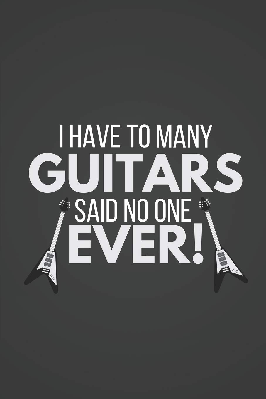 Funny Guitar Notebook 6" X 9" pour composer et noter ses accords