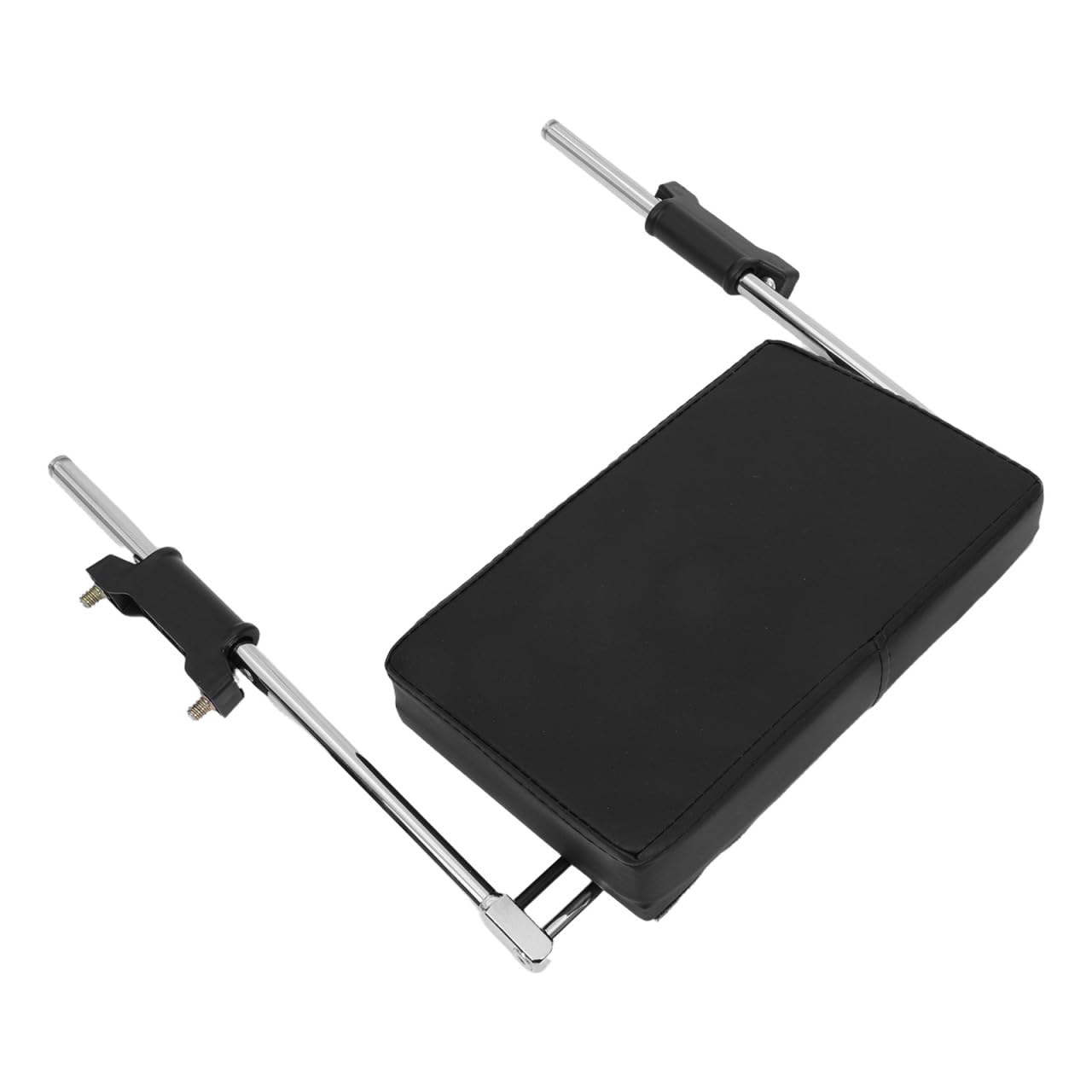 BESPORTBLE Reposapiés para Silla de Oficina, Reposapiés de Escritorio Acolchado, Negro, Esponja, Hierro y Plástico, Fácil Instalación, Mejora la Postura, para Oficina y Hogar