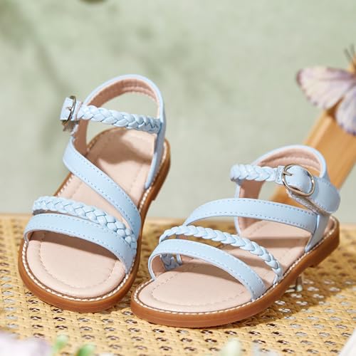 Image of Kiderence Toddler Girls Sandals Little Girls Kids Summer Shoes Toddler Sandals
