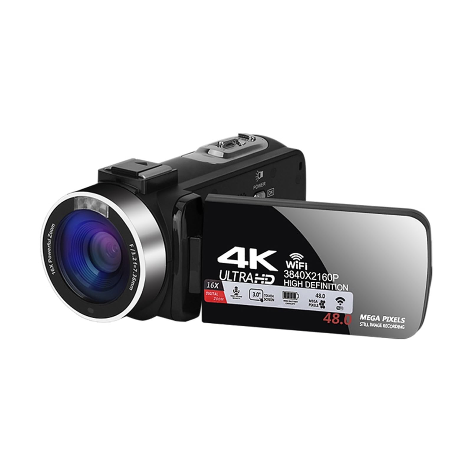 Caméras Numériques Vlog UHD 48MP pour Préserver Vos Souvenirs de Famille