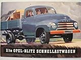 prospekte opel niedersachsen  Prospekt/brochure - Opel Blitz 1 ¾ to Schnellastwagen - sehr schön!
