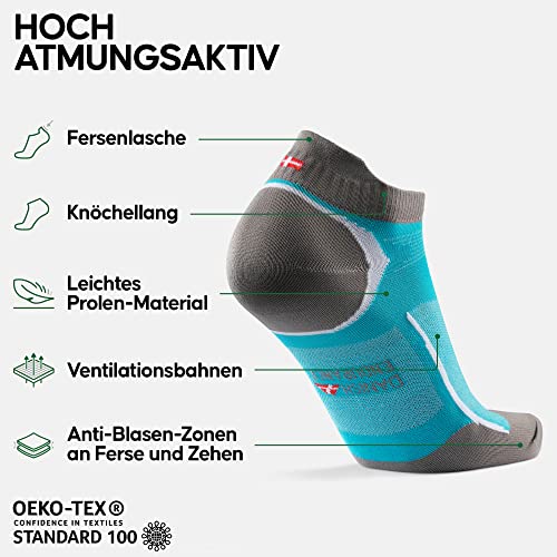 Laufsocken Danish Endurance Low-Cut Sportsocken im 3er-Pack