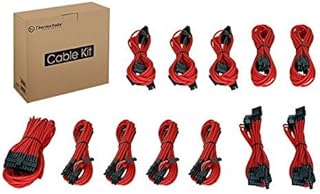 Thermaltake AC-032-CN3NAN-PR Individually Sleeved Cable Kit â€“ Red