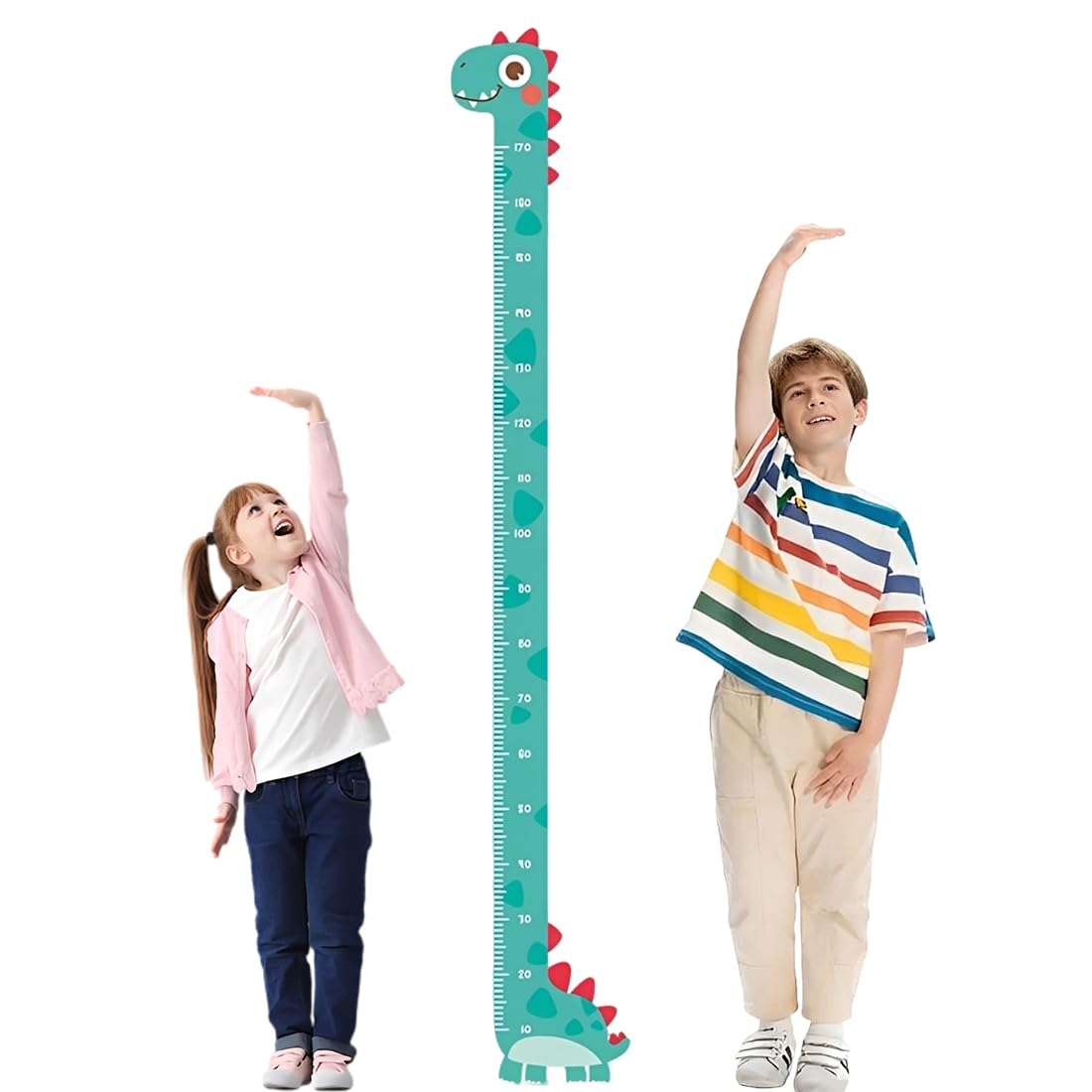 Metro Bambini Parete Plastica 3D Dinosauro Decorazione Cameretta Asilo