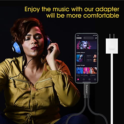 Adattatore per cuffie USB C a 3,5 mm, adattatore 2...