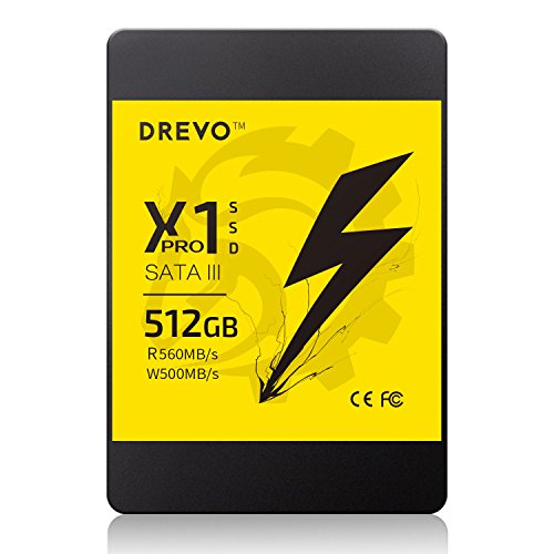 DREVO X1 PRO 512GB SSD 3D NAND TLC SATA III 2.5