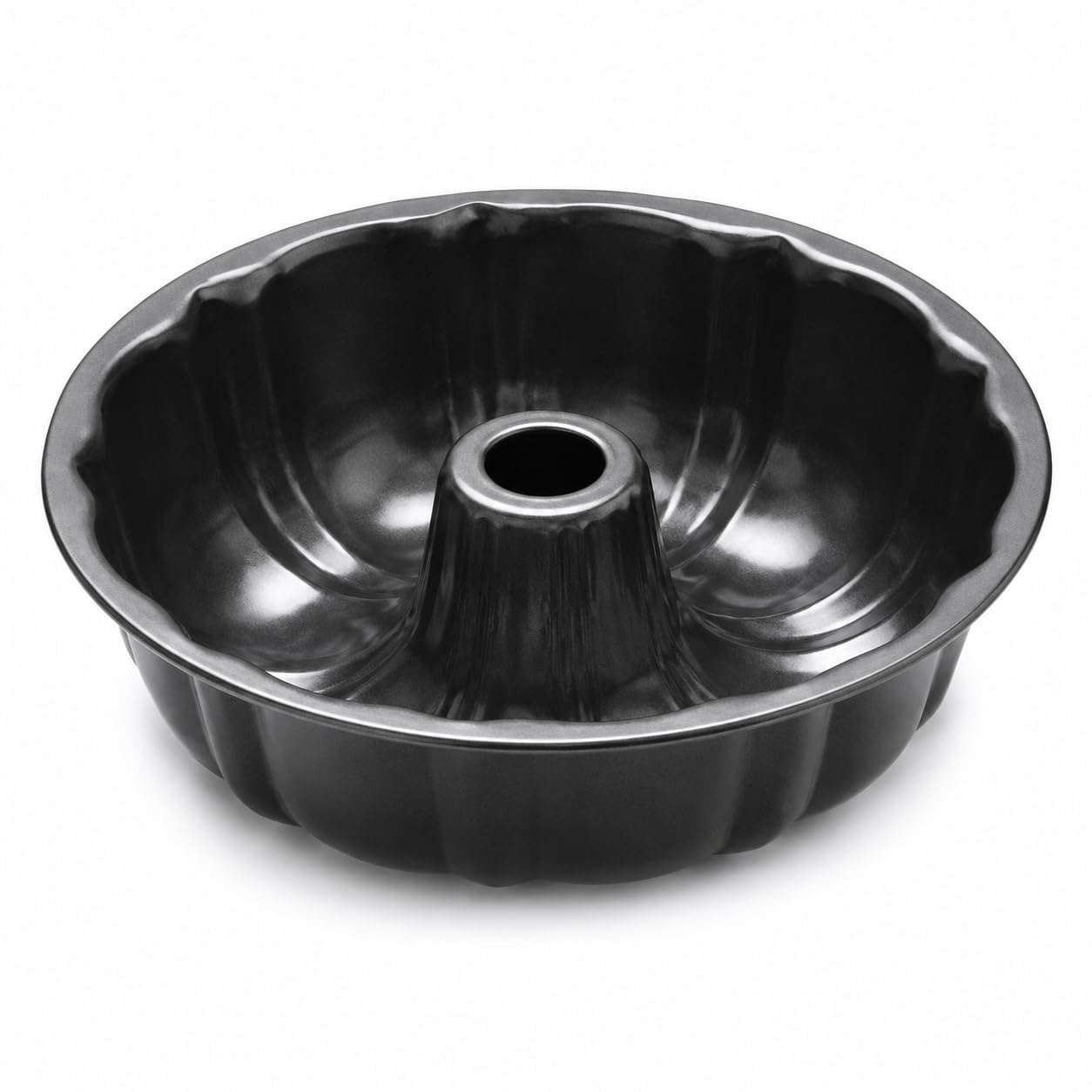 Zollyss Nonstick Bakeware Pumpkin Shape Cake Mold Jelly Pan Round Deep Bundt Baking Mold, 1 Piece - Black-image-44