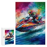 【Une pièce mémorable】 : faites plaisir et défiez votre famille et vos amis en reconstituant cet incroyable puzzle de Jet Ski Watercolor Art 300 PCS. Ramenez à la maison des heures de plaisir et de divertissement que tout le monde appréciera.