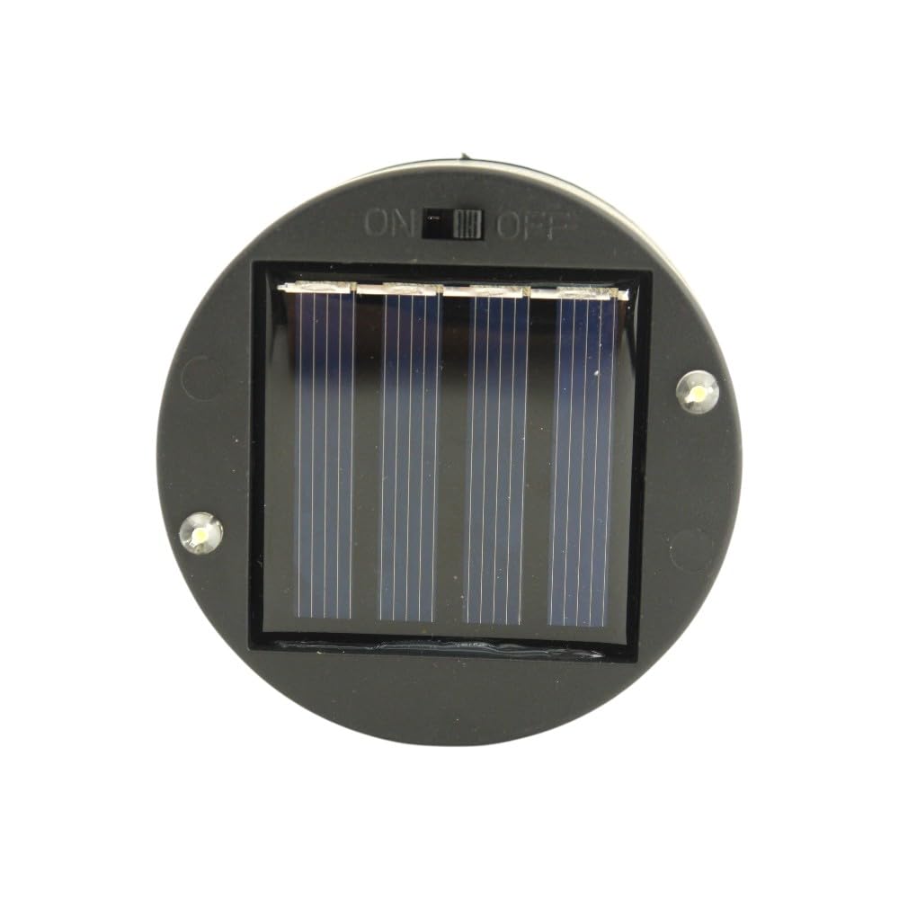 Solarmodul-Solarpanel mit LED Leuchtmitteln für Solar-Kugel-Leuchte OLA Kaltweiß 4000K Ersatzsolareinheit (Einheit mit 2 LED)