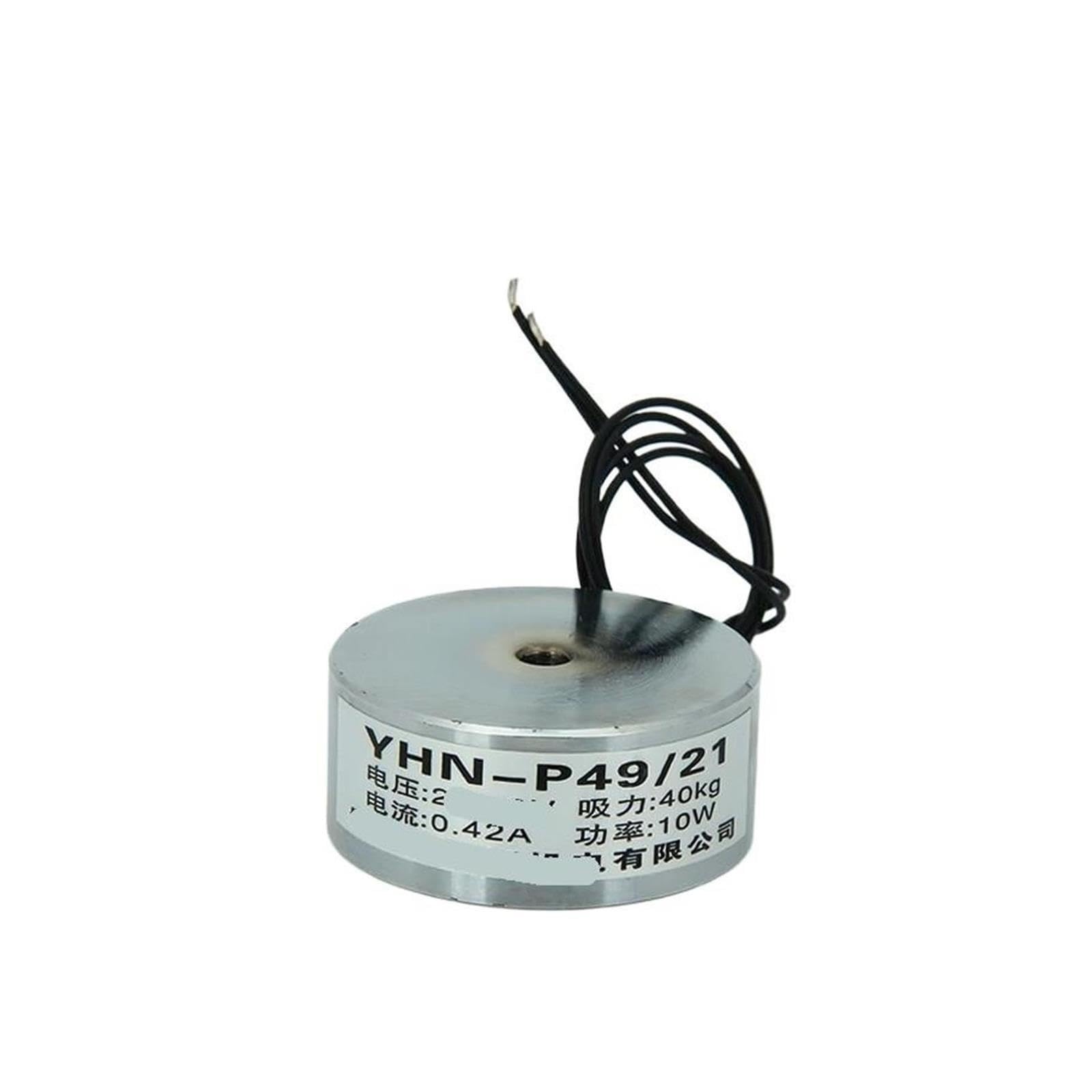 Ventosa elettromagnete forza di aspirazione 40KG YHN-P49/21 DC24/12v