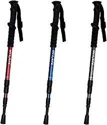 Neoimp, Bastão De Trilha Retrátil Caminhada Escalada Com Amortecedor