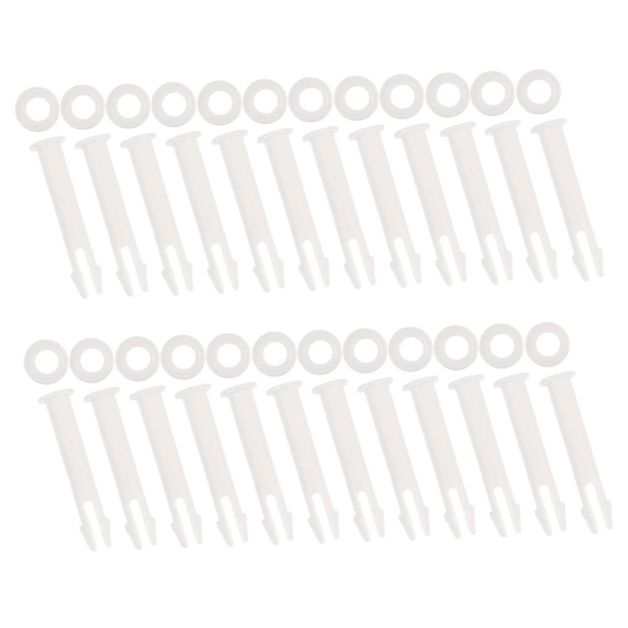 POPETPOP 2 Series Conectores De Piscina De Plástico para Piscina Desmontable Accesorios 24 Piezas X 2