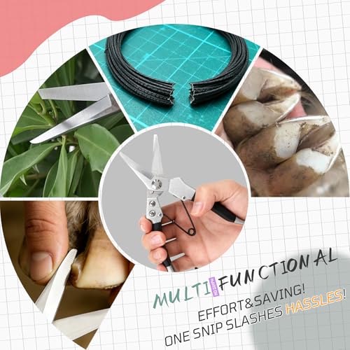 Image of Goat Hoof Trimmers & Farrier Shears, Hoof Trimmers For Goats and Sheep | Multi-Purpose Goat Hoof TrimmerShear Garden Wire Pipe Cutting Tool-Straight Blade