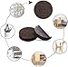 Yelanon Felt Furniture Pads -182 Pcs Premium Felt Pads for Chair Legs Furniture, Floor Protectors for Hardwood Floors, Brown