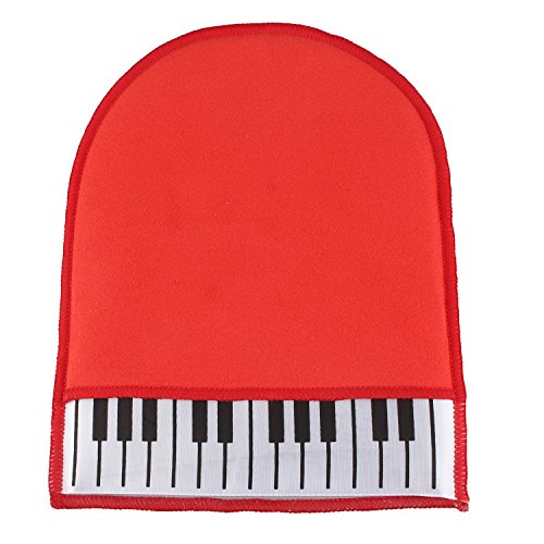 Futheda Piano Reinigung Wartung Musikinstrument Teile Piano reinigen Handschuh Duster Reinigungstuch rot