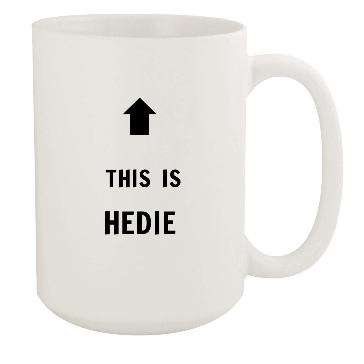 This Is Hedie - Ceramic 15oz White Mug, White