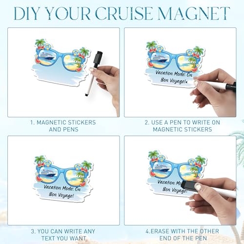 9 imanes decorativos de puerta con diseño tropical miniatura 4
