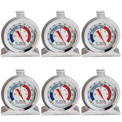 Termómetro de refrigerador DIFLE con dial analógico de acero inoxidable 2