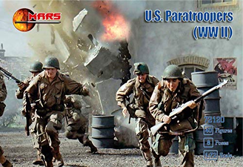 M/F Mars Figures 72120-1/72 - U.S. Paratroopers WW II 40 Figures miniatura 1