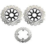 3x Bremsscheiben vorne hintenpasst für HONDA CBR 900 RR Fireblade SC33 1998 1999