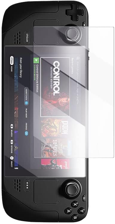 rapell 2-Pack Screen Protector Compatible for Steam Deck Ultra HD Glass Protector 9H Hardness Tempered Glass Screen Protector Compatible for Steam Deck image 2