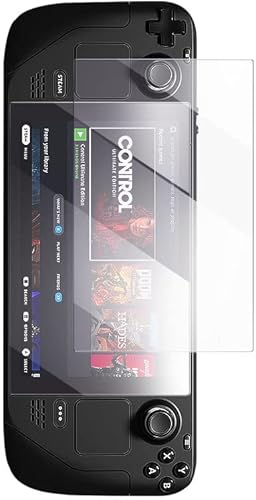 rapell Paquete de 2 protectores de pantalla de cubierta de vapor, protector de vidrio ultra HD, dureza 9H, fácil de instalar con marco de guía,