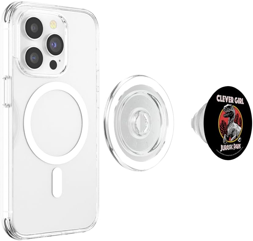 Jurassic Park Clever Girl Classic Raptor PopSockets PopGrip for MagSafe