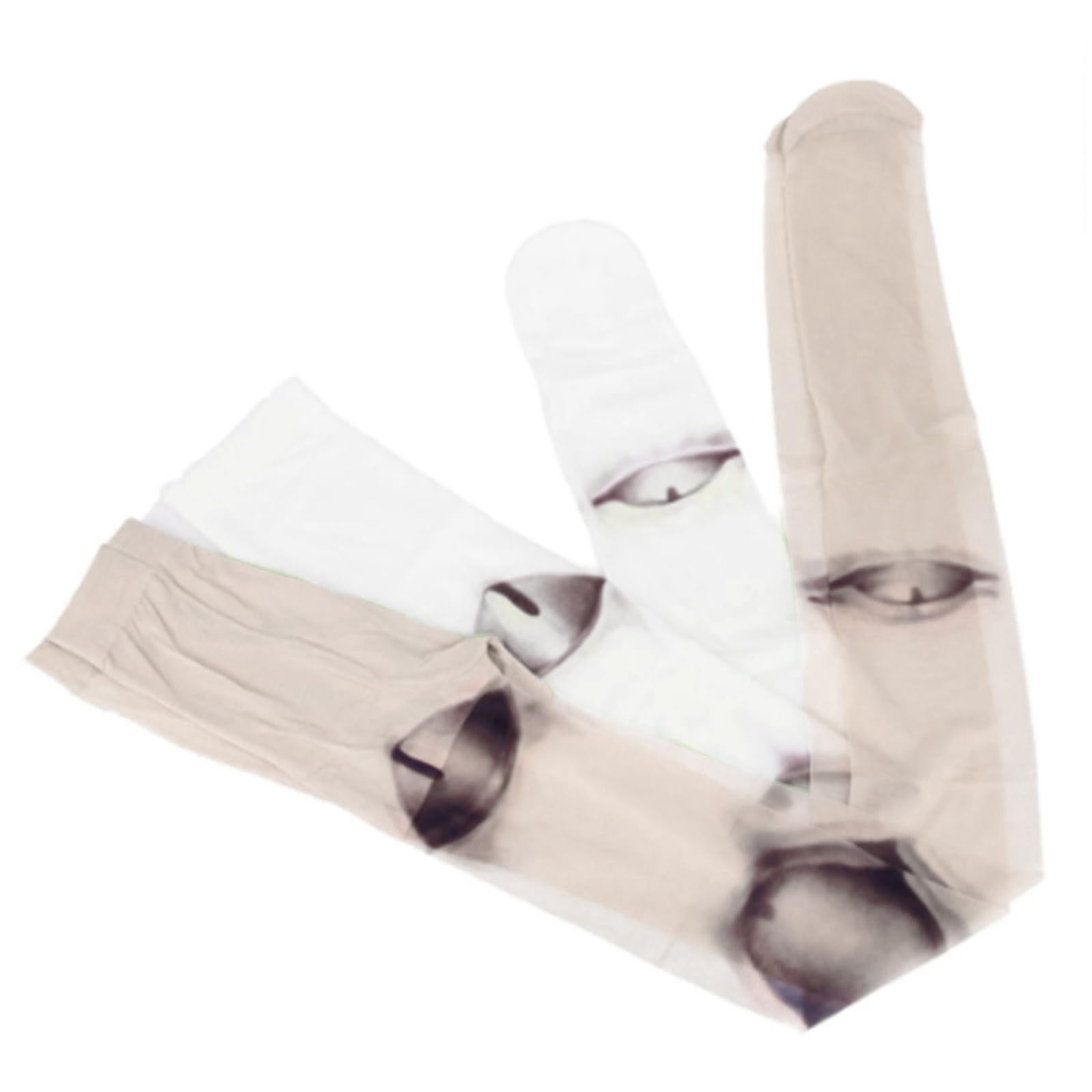 QIXIAMO Women Novelty Pantyhose Gothic Anime Jointed for Doll 3D Print Tig, 150-170cm