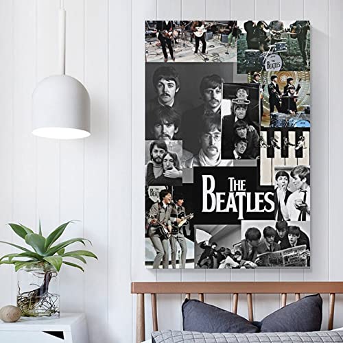 Poster décoratif sur toile du groupe Beatles – Impression sur toile – Décoration murale moderne pour chambre à coucher… - Les Beatles, Paul McCartney, John Lennon, RIngo Starr, George Harrison Poster décoratif sur toile du groupe Beatles - Impression sur toile - Décoration murale moderne pour chambre à coucher… – Image 6