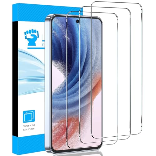 LYWHL 3 Pack for Samsung Galaxy A36/A56 5G Screen Protector, Tempered Glass HD Clear 9H Hardness Protective Film for Galaxy A36/A56 5G, Anti Scratch Bubble Free Easy Install Case Friendly