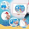 LINAYE 24 Sheets Ocean Stickers with Under The Sea Scenes, Make Your Own Sea Life Animal Fish Stickers, Ocean Summer Crafts Activities for Kids #3