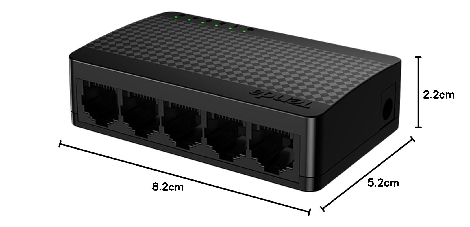 Tenda SG105 Switch Ethernet Gigabit 5 Puertos 10/100/1000 Mbps RJ45 No Administrado Negro