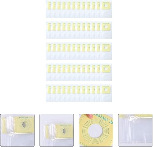 Miniatura 9 de EXCEART Bolsa de ostomía desechable de plástico transparente para iseostomía, bolsa de cuidado de ileostomía, bolsa de cuidado de ileostomía, 60 uds