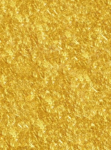OBLEA de ORO, rectangular para Pastel o Tarta, Papel Comestible Decoracion Cumpleaños, Obleas Comestibles Torta A4 - Vegano y Sin GLuten