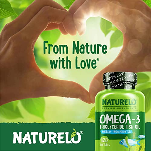 NATURELO Burpless Omega 3 Fish Oil