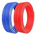 Pexflow PXKT-RB50012 PEX Potable Water Tubing Combo Non-Barrier Pipe for Residential or Commercial, 1/2 Inch x 500 Feet (1 Red + 1 Blue)