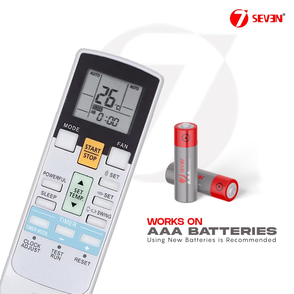 Review 7Seven® Ar-Raj1E Compatible With O General Ac Remote Control