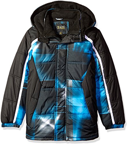 iXtreme Boys' Light Source Plaid Puffer