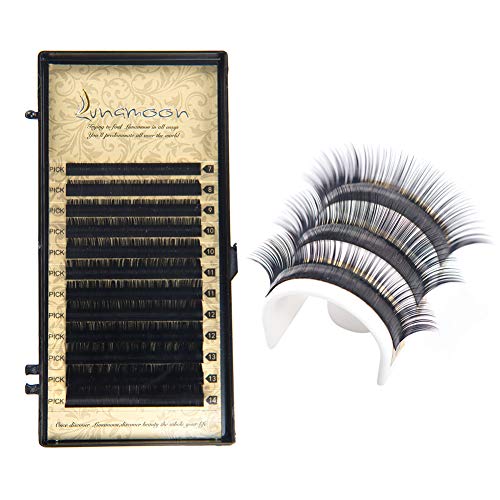 Preisvergleich Produktbild Wimpern Einzeln Wimpernverlängerung Wimpern Extensions Künstliche Wimpern Individuelle Wimpernverlängerung C-Curl 7-14mm 0.15mm