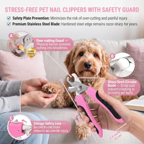 Image of 5 PCS Dog Grooming Brush Kit, Shedding for Long Haired Cats & Dogs | Self Cleaning Slicker Hair Brush, Skin Friendly Deshedding Grooming Tool for Small Large Cats Puppy Brush Set