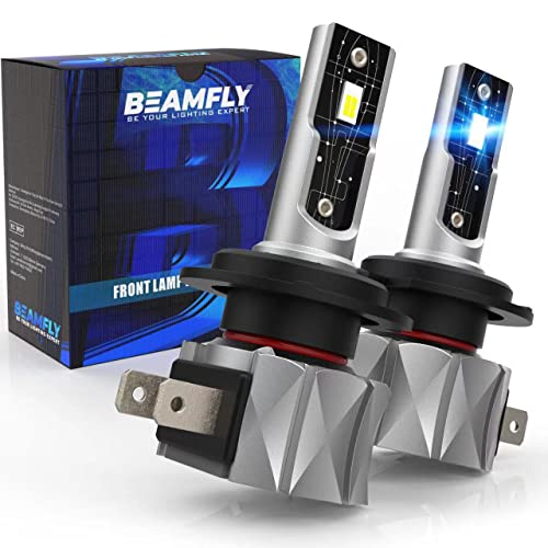 H7 LED Ampoules 12000LM, BEAMFLY Phares Avant de Voitures 60W 6000K Blanc Cover