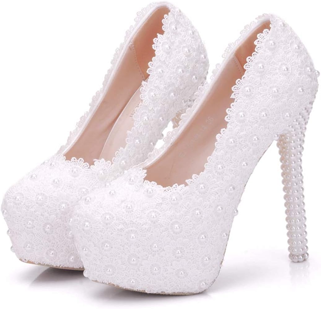 White lace shoes Outlet
