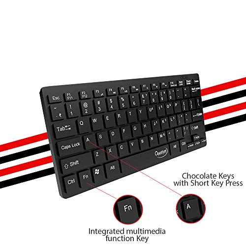 Image of QUANTUM USB QHM7307 Multimedia Keyboard (Black)