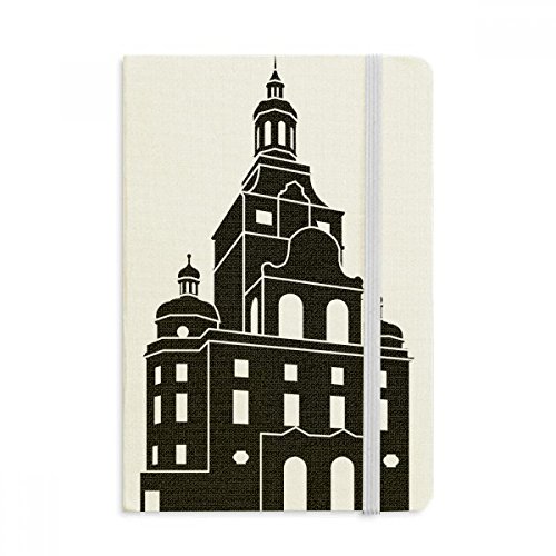 Carnet A5 Allemagne couverture rigide en tissu premium pour une écriture élégante et durable