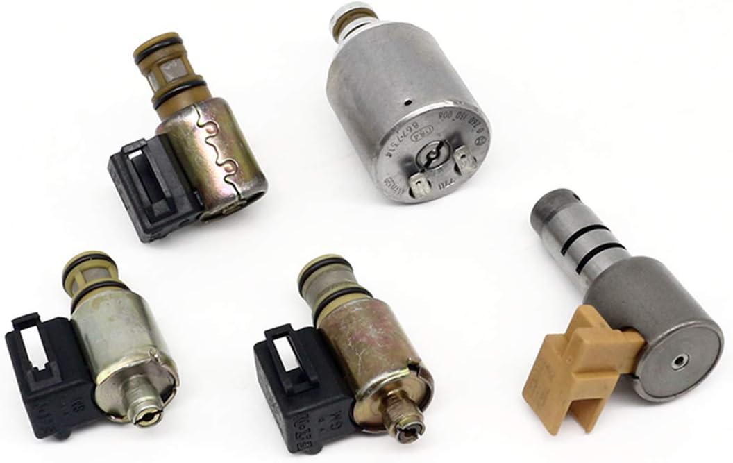 4L30E Transmission Solenoid Kit Replacement For Isuzu Trooper Rodeo Passport 1990-99 (99121) 5-PIECE TCC Solenoid EPC SLX V6 3.2L 3.5L Rodeo 1993-1999 L4 2.2L 2.6L
