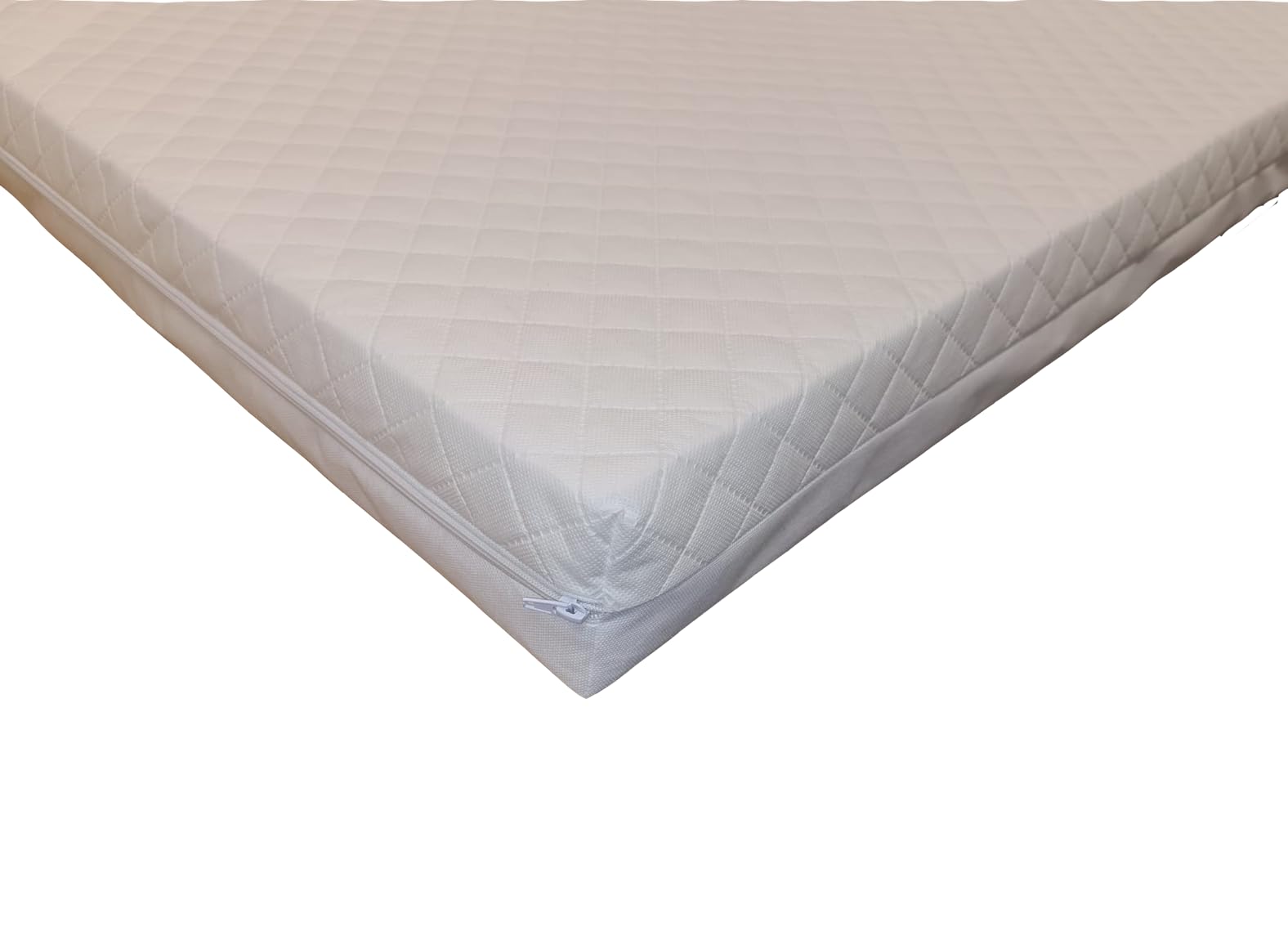Jardins de Luxe, Baby Toddler Crib Mattress 90 x 40 CM (35 x 16 Inches) Zip Closure Waterproof Removable & Washable Cover [Made in UK]
